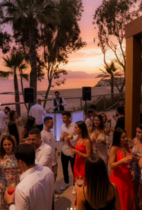 beach club en Málaga con música en vivo
